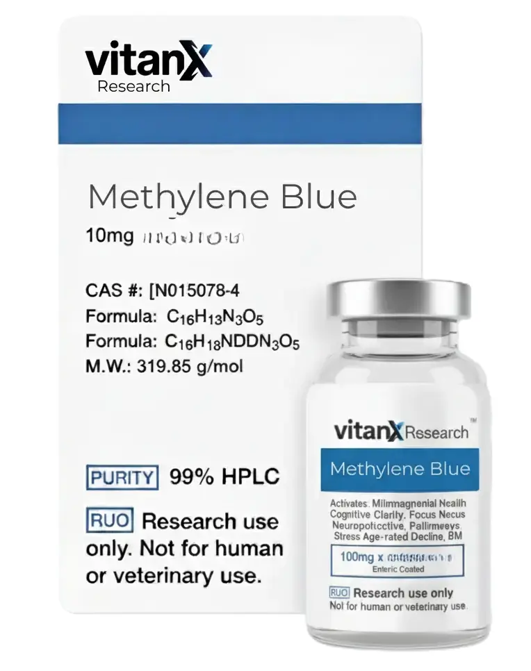 Vitanx Research Methylene Blue bottle