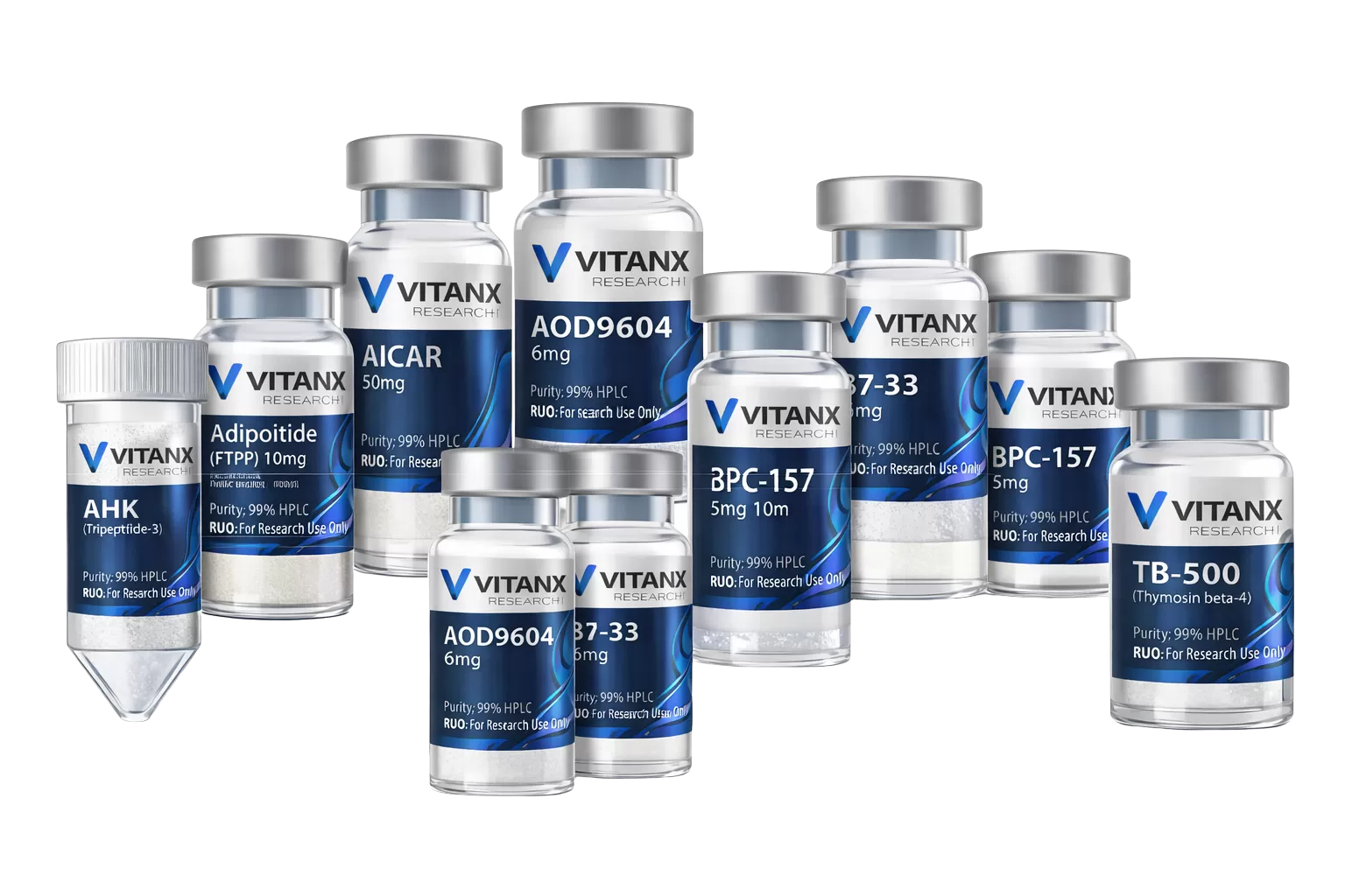 Vitanx Research Peptide Vials